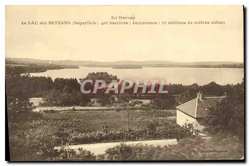 Cartes postales En Morvan Le Lac Settons Superficie