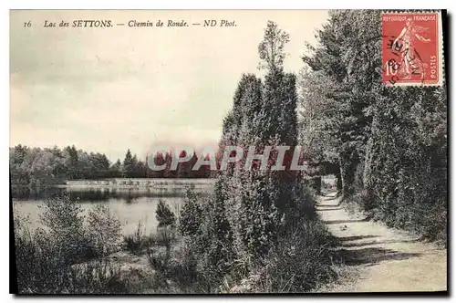 Cartes postales Lac des Settons Chemin de Ronde