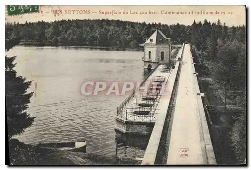 Cartes postales Les Settons Superficie du Lac