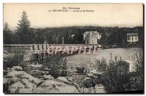 Cartes postales En Morvan Les Settons Le Lac et les Rochers