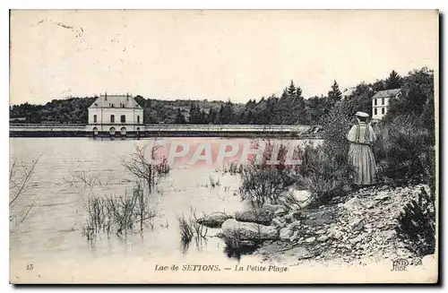 Cartes postales Lac de Settons La Petite Plage Femme