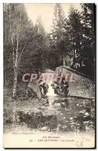 Ansichtskarte AK En Morvan les Settons la Cascade