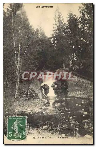 Ansichtskarte AK En Morvan les Settons la Cascade