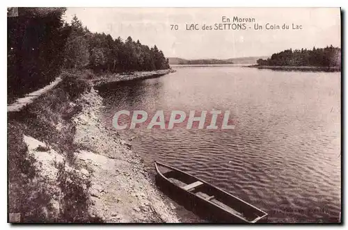 Ansichtskarte AK En Morvan Lac des Settons un coin du Lac