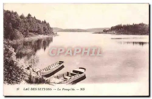 Cartes postales Lac des Settons la Presqu'ile