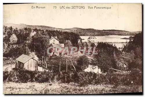 Ansichtskarte AK En Morvan Lac des Settons vue Panoramique