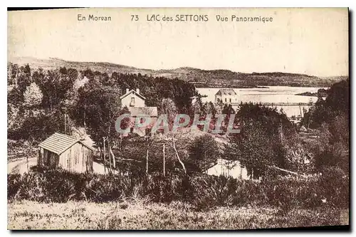 Cartes postales En Morvan Lac des Settons vue Panoramique