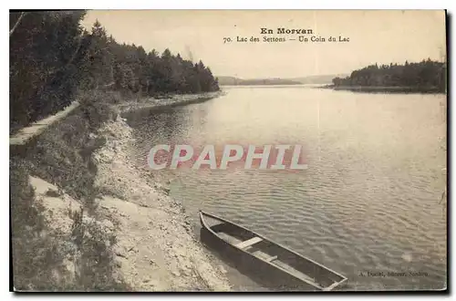 Ansichtskarte AK En Morvan Lac des Settons un coin du Lac