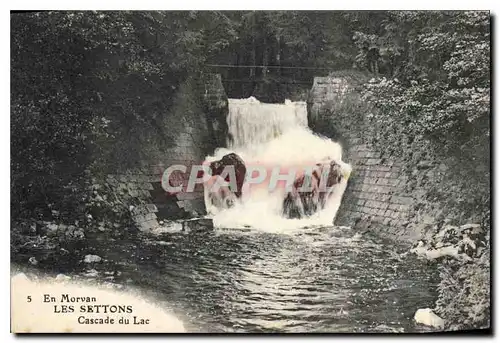 Ansichtskarte AK En Morvan les Settons Cascade du Lac