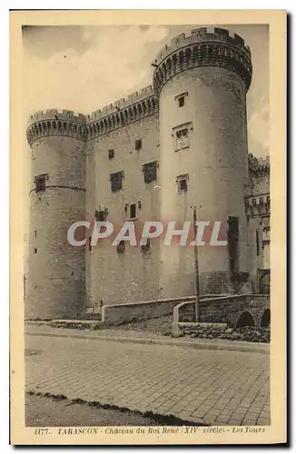 Cartes postales Tarascon Chateau du Roi Rene XIV siecle les Tours