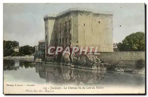 Cartes postales Tarascon le Chateau vu du Cote du Rhone