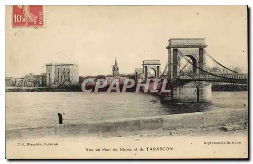 Cartes postales Vu du Pont du Rhone et de Tarascon