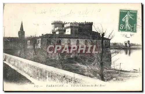 Cartes postales Tarascon vue du Chateau du Roi Rene