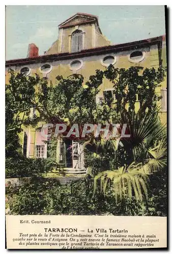 Cartes postales Tarascon la Villa Tartarin tout pres de la Porte de la Condamine c'est la troisiene maison a mai