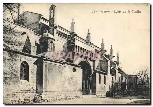 Cartes postales Tarascon Eglise Sainte Marthe