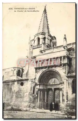 Cartes postales Tarascon sur Rhone le Clocher de Sainte Marthe