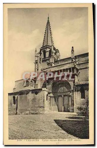 Cartes postales Tarascon eglise Sainte Marthe XIV siecle