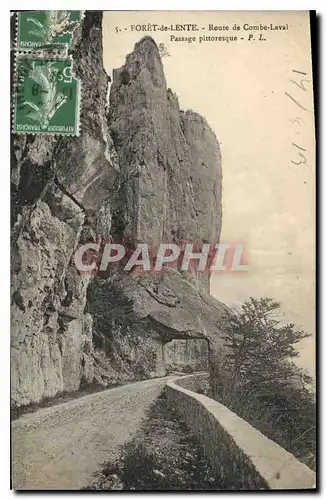 Cartes postales Foret de Lente Route de Combe Laval Passage Pittoresque