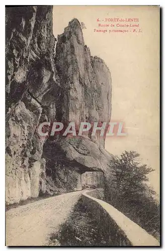 Cartes postales Foret de Lente Route de Combe Laval Passage pittoresque