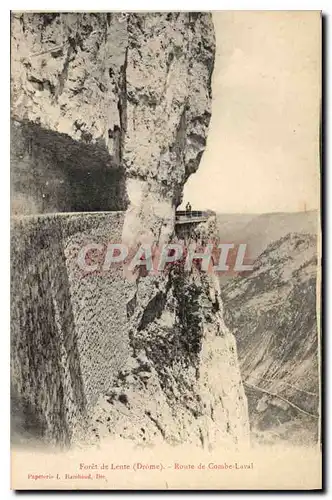 Cartes postales Foret de Lente Drome Route de Combe Laval