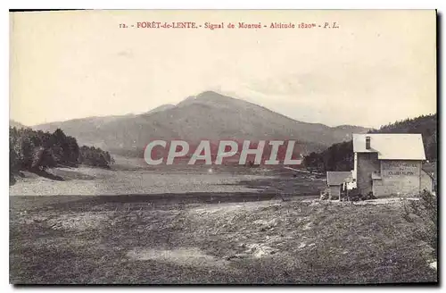 Cartes postales Foret de Lente Signal de Montue Chalet Hotel du Club alpin