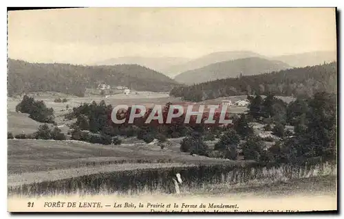 Ansichtskarte AK Foret de Lente les Bois la Prairie et la Ferme du Mondement