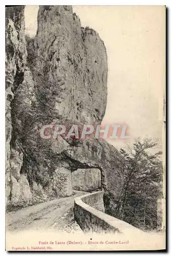 Cartes postales Foret de Lente Drome Route de Combe Laval