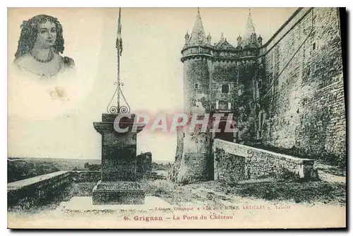 Cartes postales Grignan la Porte du Chateau