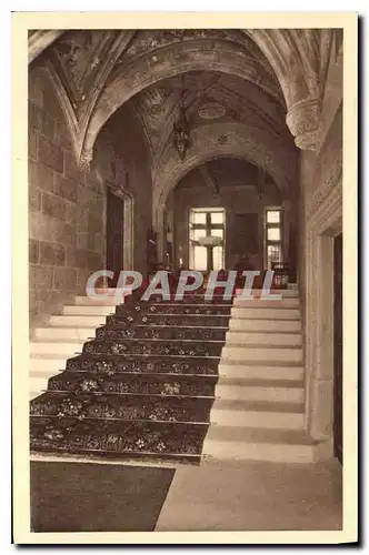 Cartes postales Chateau de Grignan Drome vestibule Gothique