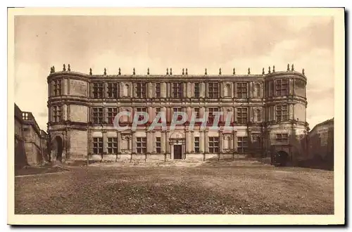 Ansichtskarte AK Chateau de Grignan Drome grand facade renaissance demolie par la grande revolution entierement r