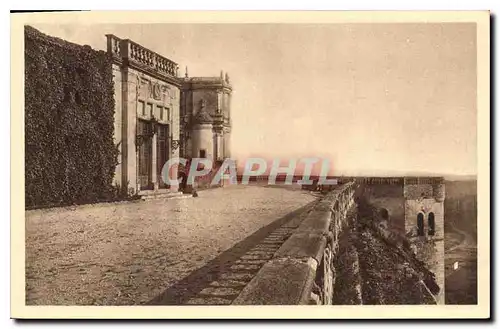 Ansichtskarte AK Chateau de Grignan Drome une vue des Terrasses Restauration de 1919