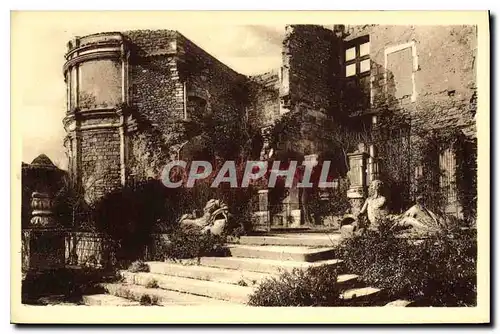 Ansichtskarte AK La Drome Historique Grignan le Chateau Escalier d'Honneur statues du Rhone et de la Saone