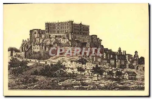 Cartes postales La Drome Illustree Grignan le Chateau Jadis au temps de sa Splendeur