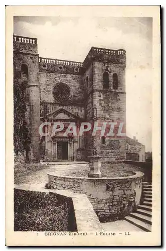 Ansichtskarte AK Grignan Drome l'Eglise