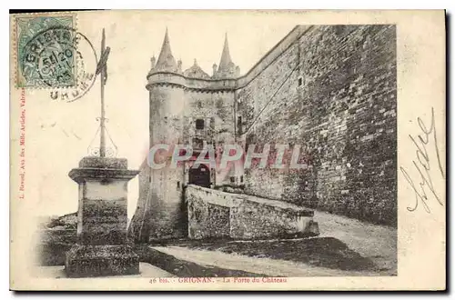 Cartes postales Grignan la Porte du chateau