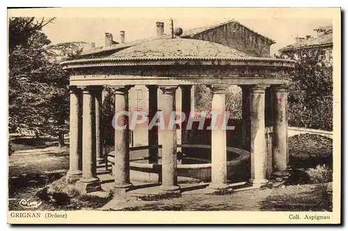 Cartes postales Grignan Drome Coll Aspignan