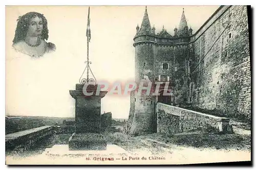 Cartes postales Grignan la Porte du chateau