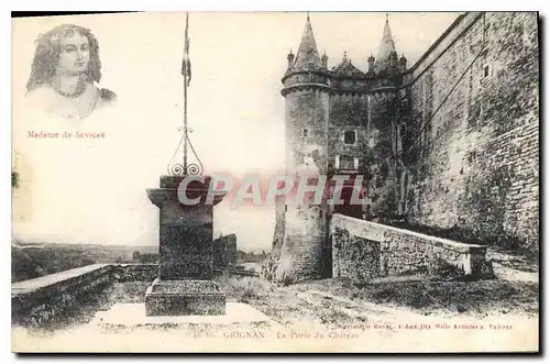 Cartes postales Grignan la Porte du chateau