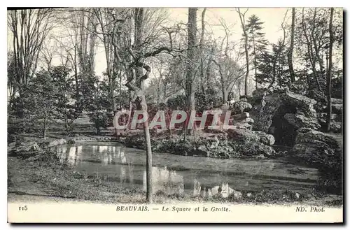 Ansichtskarte AK Beauvais le Square et la Grotte