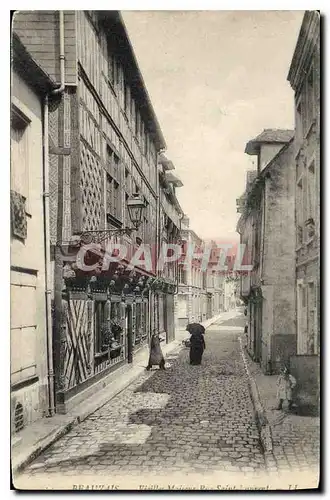 Cartes postales Beauvais Vieilles Maisons Rue Saint Laurent