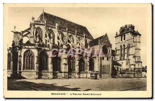 Cartes postales Beauvais e'Eglise Saint Etienne