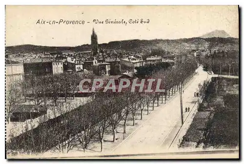 Cartes postales Aix en Provence Vue Generale Cote Sud