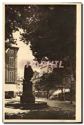 Cartes postales Aix en Provence B du R Statue du Roi Rene