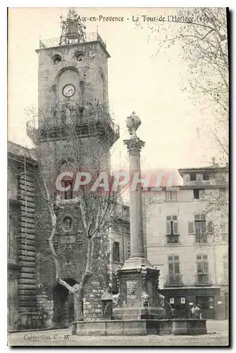 Cartes postales Aix en Provence La Tour de l'Horloge