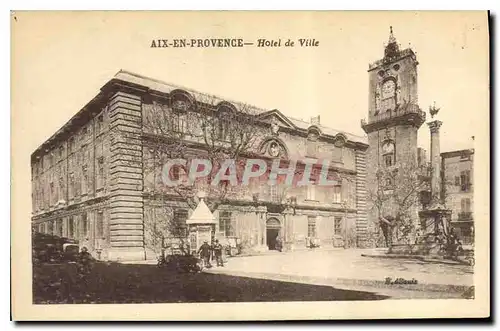 Cartes postales Aix en Provence Hotel de Ville