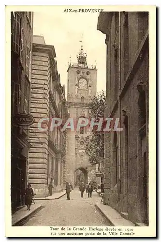 Cartes postales Aix en Provence Tour de la Grande Horloge clevre Ville Comtale