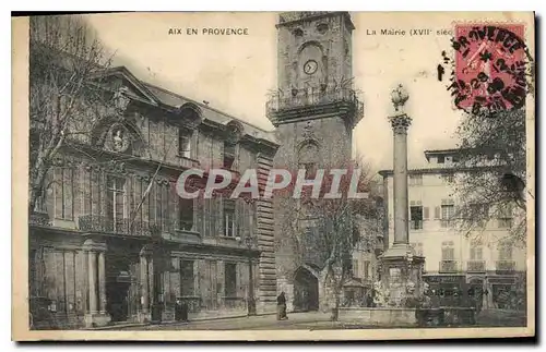 Cartes postales Aix en Provence La Mairie