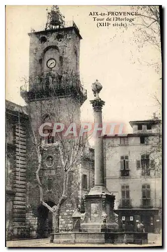 Cartes postales Aix en Provence Tour de l'Horloge