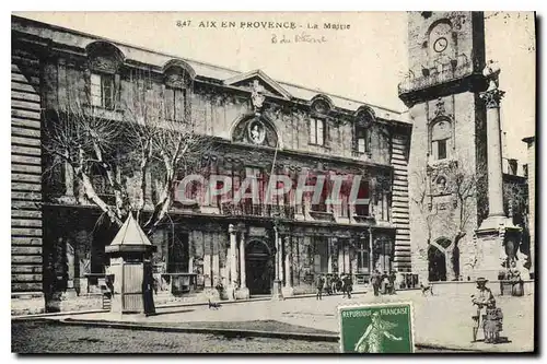 Cartes postales Aix en Provence La Mairie