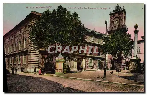 Cartes postales Aix en Provence Hotel de Villa La Tour de l'Horloge